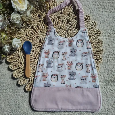 Bavoir élastique motifs animaux